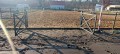 Ogrodzenie czworoboku, maneżu system słupów szczelinowych EKOFORME