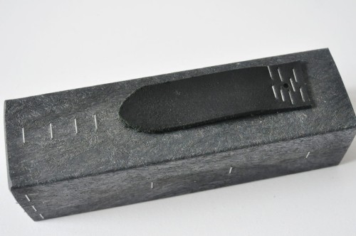 Wbijanie zszywek  ekokompozyt EKOFORME